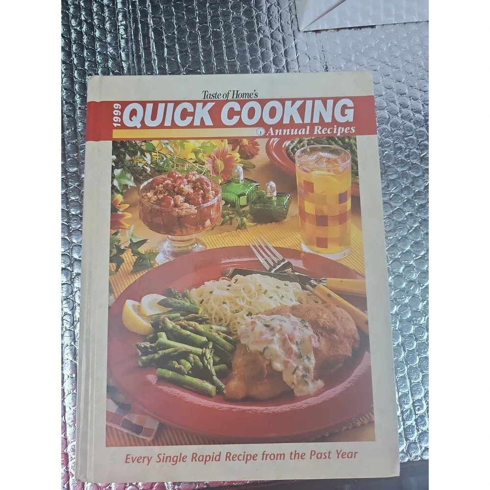 Taste Of Home's Quick Cooking Annual Recipes - Set Of 8- 1999- 2008 Hard Cover